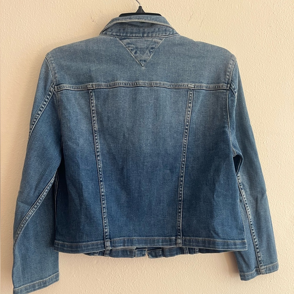 NWT $99.50 Tommy Hilfiger Blue Denim Jean Jacket Size M - Picture 5 of 7